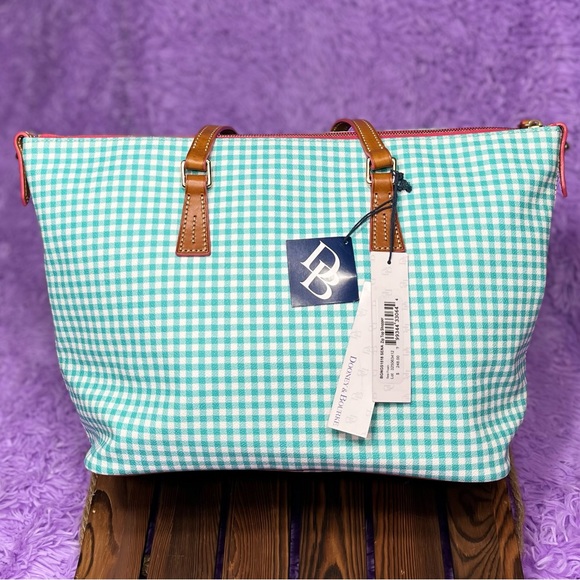 🛑SOLD🛑 RARE EXCLUSIVE, DOONEY & BOURKE Women’s Sena Zip Top Shopper Tote Bag - Picture 5 of 17